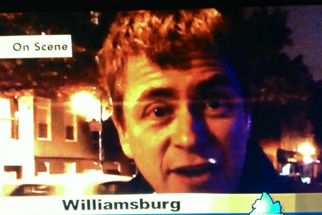 Local hipster newscaster Pat Kiernan reports on Frankenstorm from Hipstertown, USA.